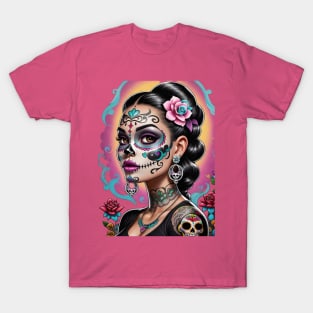 Catrina - Dia De Los Muertos T-Shirt